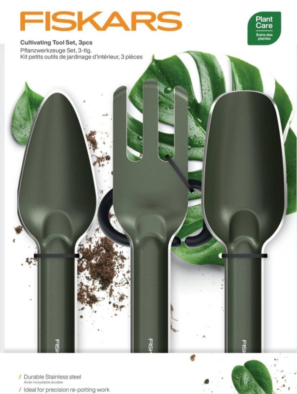 Fiskars Urban Plant Care Three-piece Planting Tool Set